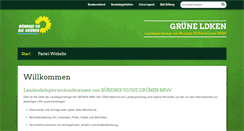 Desktop Screenshot of gruene-ldk.de