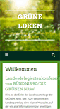 Mobile Screenshot of gruene-ldk.de